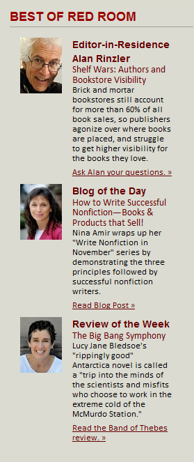 Write Nonfiction in November gets Red Room “Best Blog” Honor