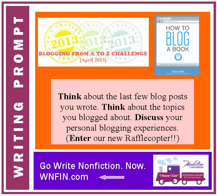 M is for Magnificient Writing Prompt: Personal Blogging Experiences