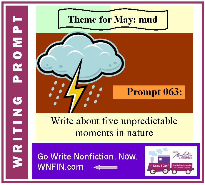 Writing Prompt: Write About Five Unpredictable Moments in Nature