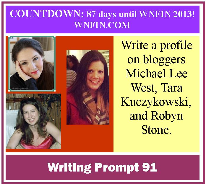 Writing Prompt: Profile Foodies Michael Lee West, Tara Kuczykowski, Robyn Stone