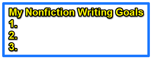 Create Book Ideas to Support Your Goals: Nonfiction Writing Prompt #10