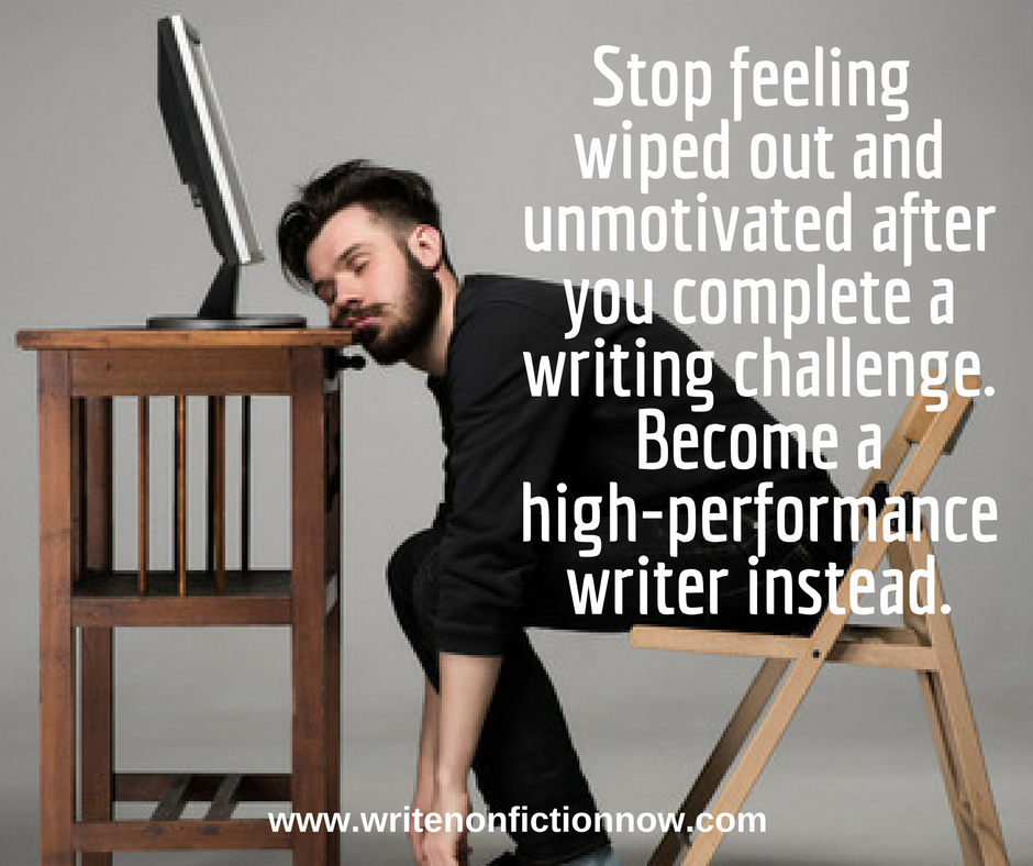 How to Avoid the Post-Writing-Challenge Slump