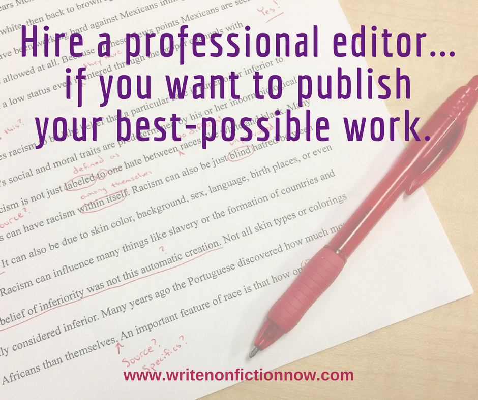 5 Reasons to Hire a Professional Book Editor