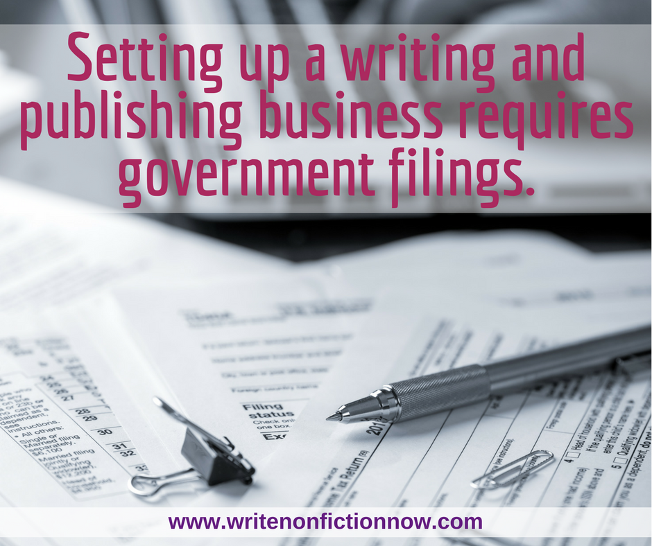 Painless Government Filings for Writers and Authors