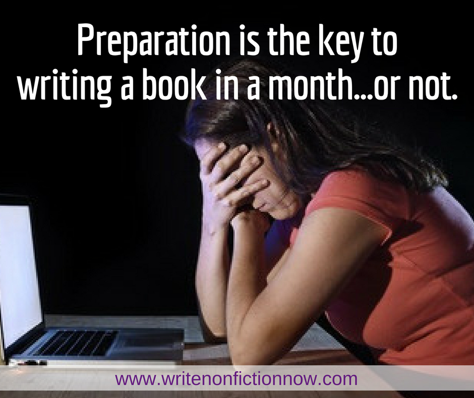 The #1 Reason Why You’ll Fail to Write Your Book in a Month