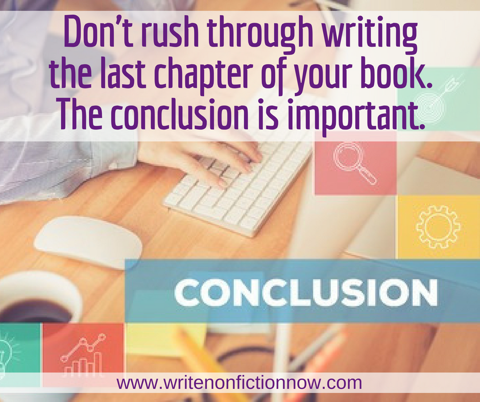 Writing the Perfect Conclusion for your Nonfiction Book