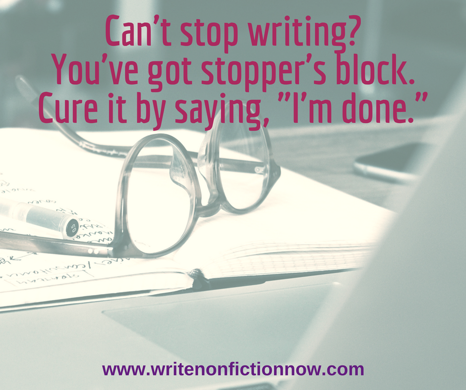 4 Reasons Why You Can’t (But Should) Stop Writing