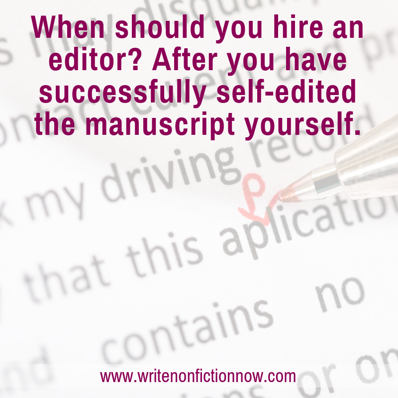 4 Ways to Successfully Self-Edit Your Manuscript