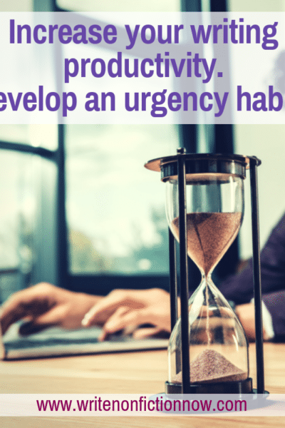 urgency habit for writers to become more productive