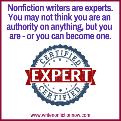 10 Ways to Develop Expert Nonfiction Author Status