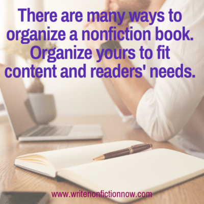 How to Organize Nonfiction Book Content for Maximum Comprehension