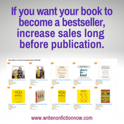 3 Activities that Increase Sales Before You Publish Your Book