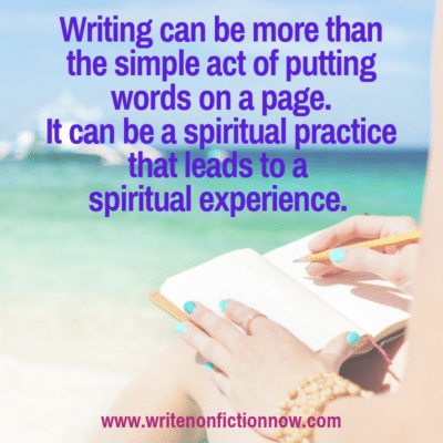 Writing as a Spiritual Practice