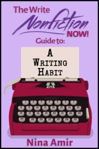 how to develop a writing habit