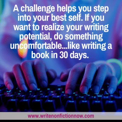 The #1 Reason to Take a 30-Day Writing Challenge