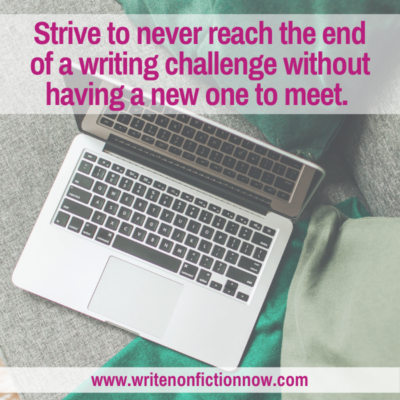 Why You Should Never Reach the End of a Writing Challenge