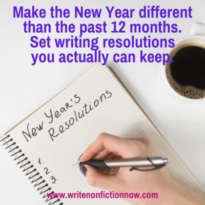 New Year’s Writing Resolutions You Actually Can Keep