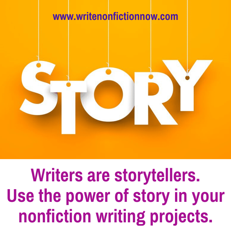 Nonfiction writers use storytelling to connect with readers