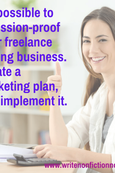 recession-proof your freelance writing business