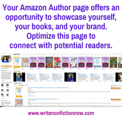 How to Make the Most of Your Amazon Author Page