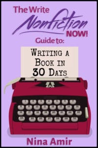 WNN Guide to writing a book in 30 days