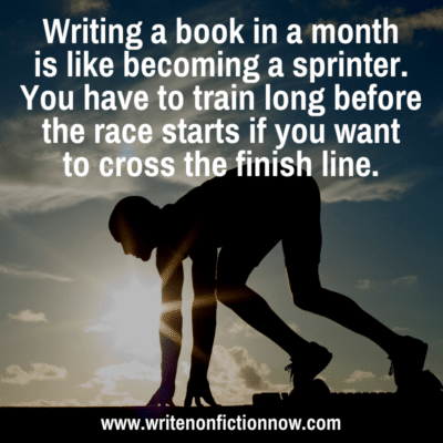 Are you Ready to Write a Nonfiction Book in a Month?