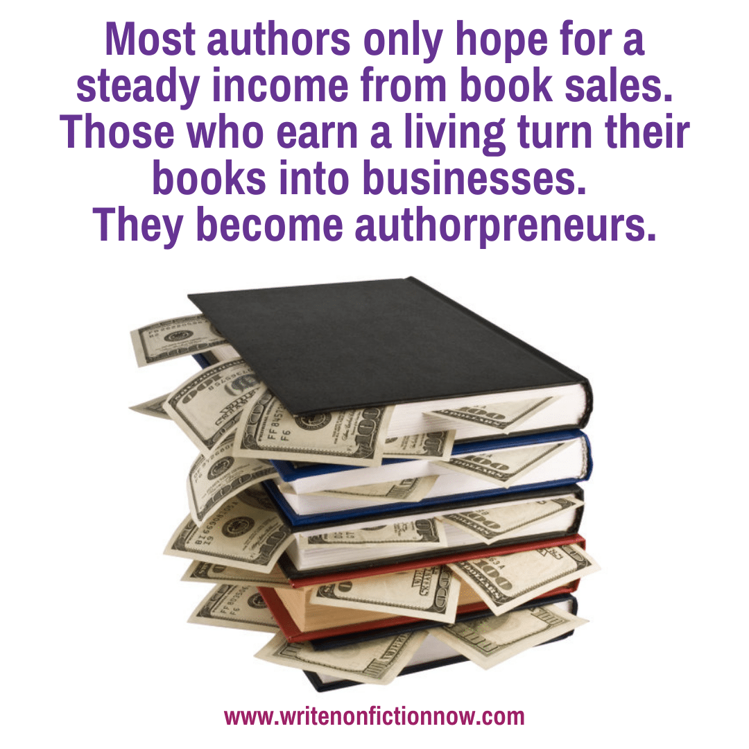 earn a living from your book as an authorpreneur