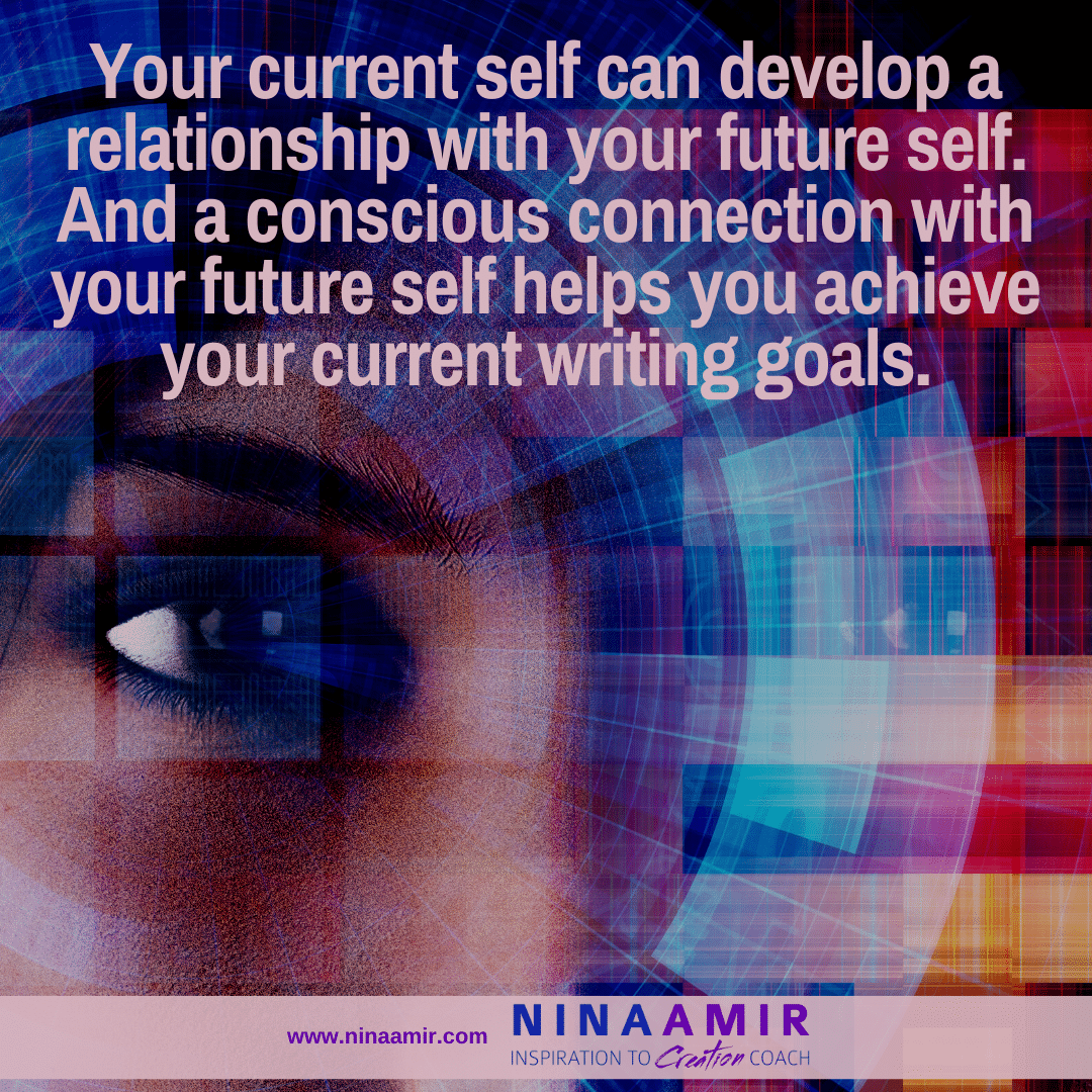 Achieve writing goals with relationship to future self