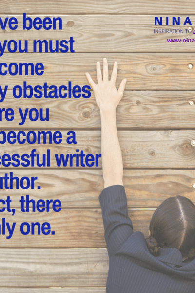 how to overcome obstacles to successful authorship