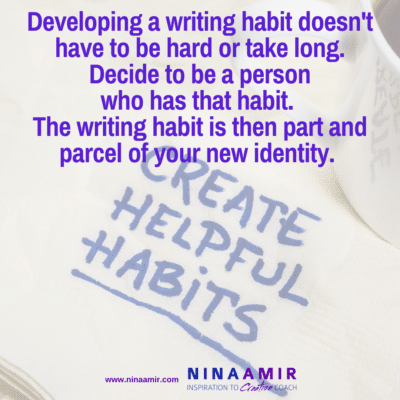 How to develop a writing habit fast