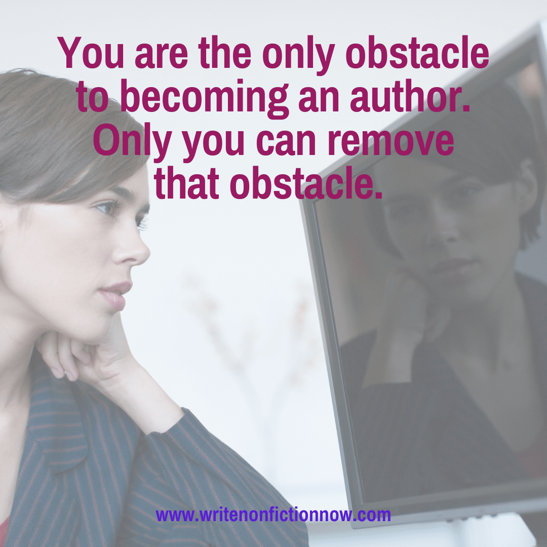 remove the obstacle to becoming an author