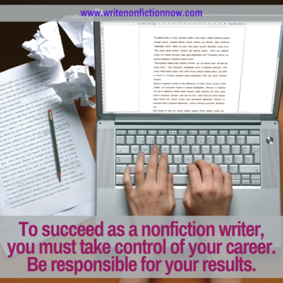 How to Take Control of Your Nonfiction Writing Career